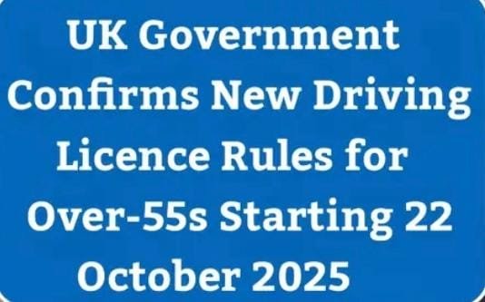 55 വയസ്സിന് മുകളിലുള്ളവർക്ക് പുതിയ ഡ്രൈവിംഗ് ലൈസൻസ് നിയമങ്ങൾ പ്രഖ്യാപിച്ചു കൊണ്ട് യുകെ സർക്കാർ