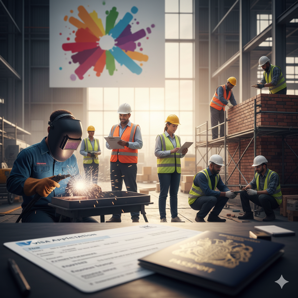 തൊഴിൽക്ഷാമം പരിഹരിക്കാൻ 82 ജോലികൾക്ക് യുകെ താത്കാലിക വർക്ക് വിസ നൽകും