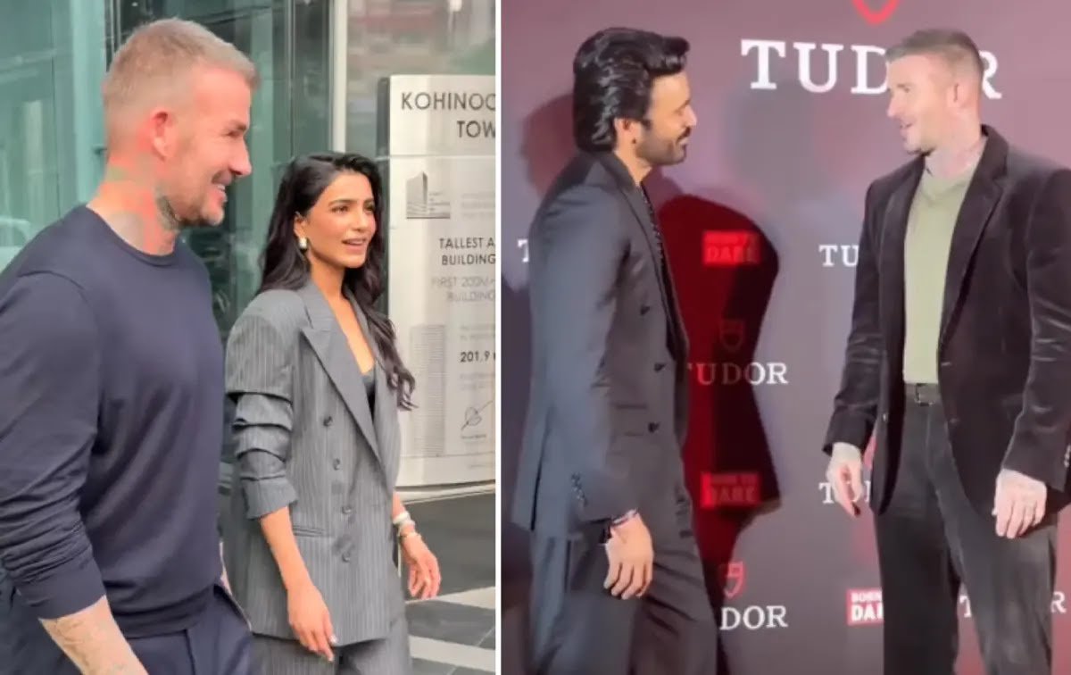 മുംബൈ: ഡേവിഡ് ബെക്കാം ഇന്ത്യയിൽ; താരങ്ങളെ കണ്ട് സാമന്തയും ധനുഷും, ചിത്രങ്ങൾ വൈറൽ