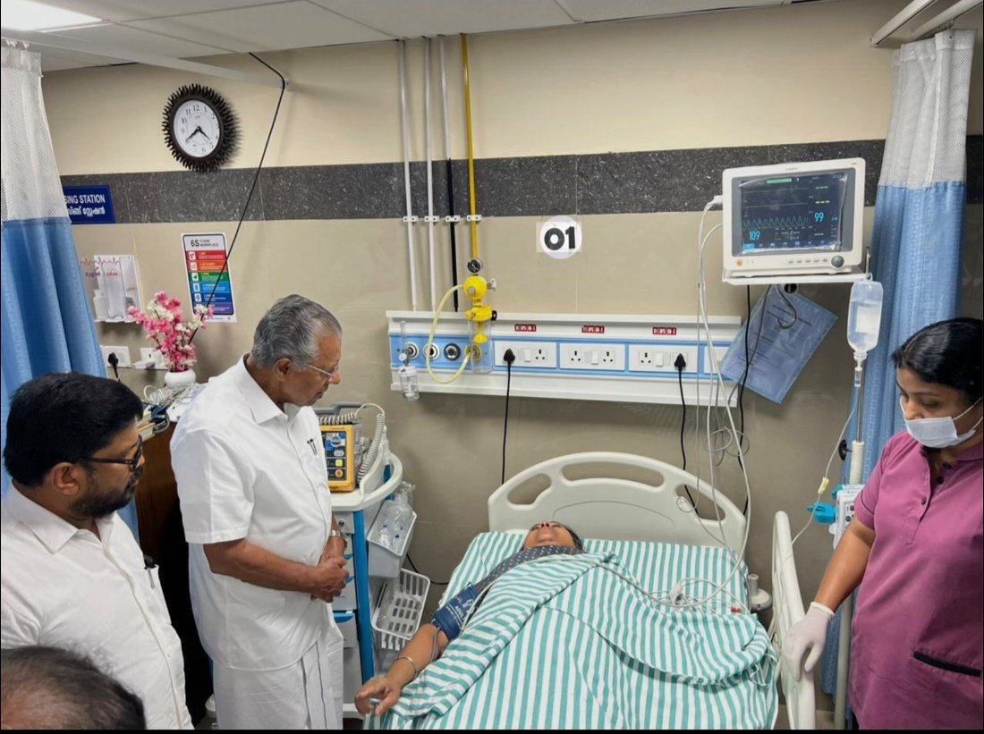 മന്ത്രി വീണ ജോർജിന്റെ തുടർചികിത്സ സംബന്ധിച്ച തീരുമാനങ്ങൾ എടുക്കുന്നതിനായി ഇന്ന് രാവിലെ 10 മണിക്ക് മെഡിക്കൽ ബോർഡ് യോഗം ചേരും.