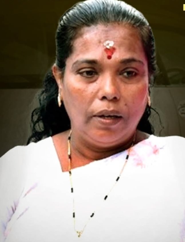 പെരുമ്പാവൂരിൽ കൊല്ലപ്പെട്ട നിയമ വിദ്യാർത്ഥിനി ജിഷയുടെ അമ്മ രാജേശ്വരി അന്തരിച്ചു…