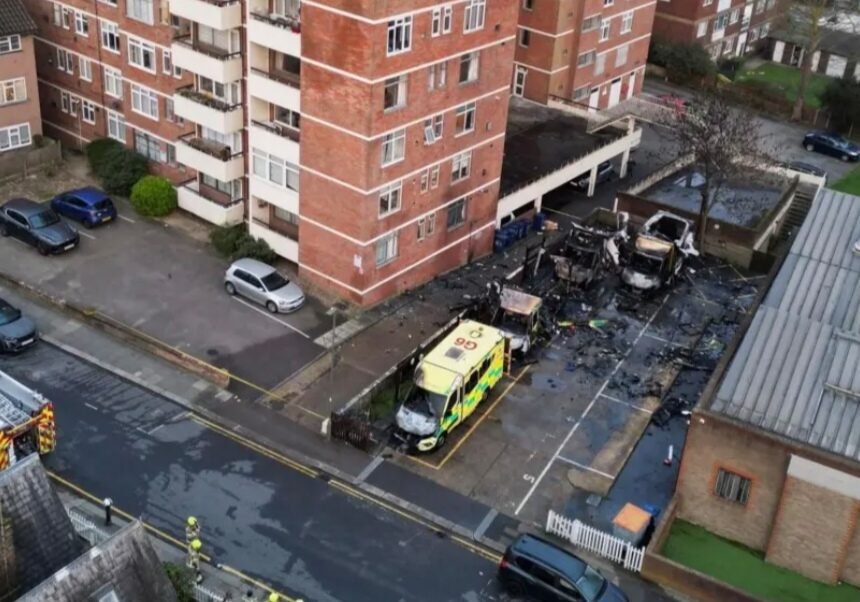 ലണ്ടനിലെ നോർത്ത് വെസ്റ്റ് മേഖലയിൽ യഹൂദരുടെ “ഹത്സോള” ആംബുലൻസ് സേവനത്തിന് നേരെ തീവ്രവാദി ആക്രമണം.